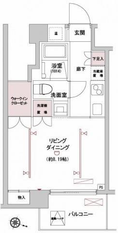 フィース神楽坂間取り図