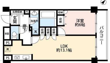 小石川ザ・レジデンス　イーストスクエア間取り図