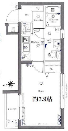 クレイシア西早稲田間取り図