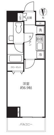 文京春日プラッツ間取り図