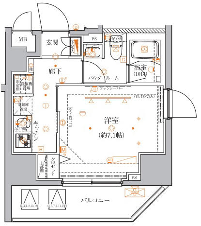 クレイシア入谷竜泉間取り図