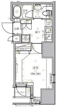 クレイシア神田淡路町間取り図