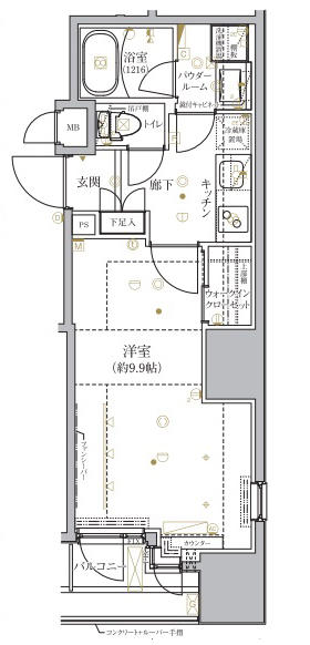 クレイシア神田淡路町間取り図