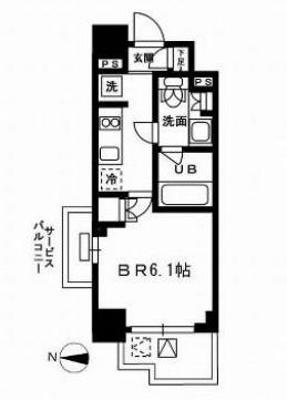 レジディア新宿イーストIII間取り図