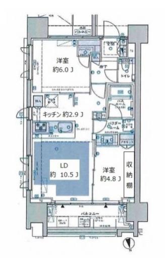 セントラルレジデンス御茶ノ水ヒルトップ間取り図