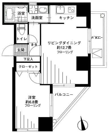 シティコート春日間取り図