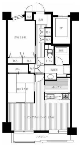 ベルメゾン小石川植物園間取り図