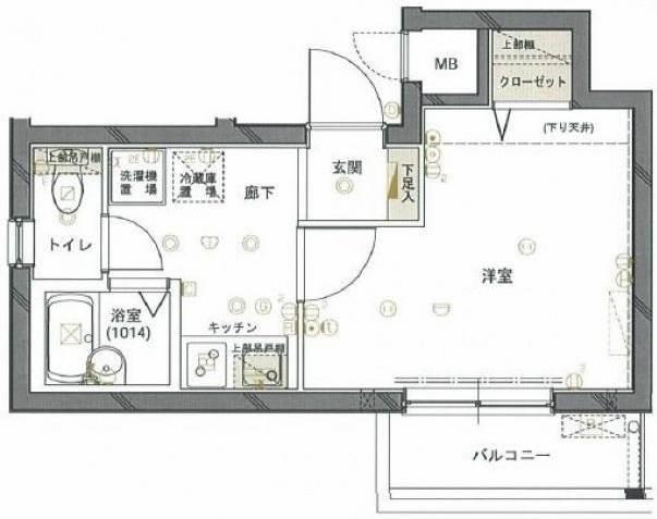 フォルトゥナ小石川間取り図