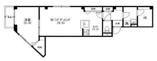 プランドール小石川間取り図