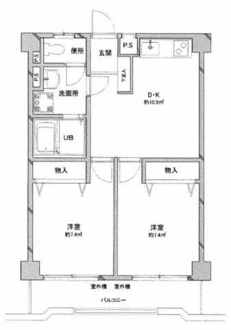 トーアホワイトハイツ間取り図
