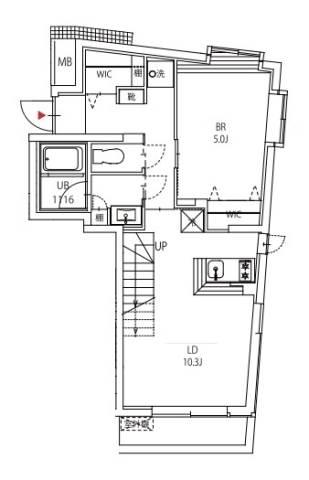 Kukai Terrace 茗荷谷間取り図