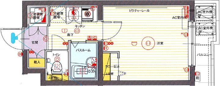 クレイシア大山間取り図