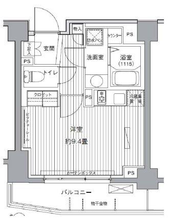 ヒューリックレジデンス茗荷谷間取り図