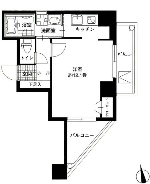 シティコート春日間取り図