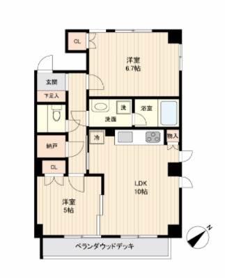 パークスクエア文京千石間取り図