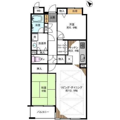 ボヌール千石間取り図