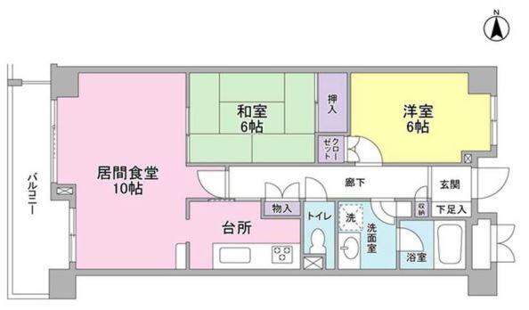 東急ドエル・プレステージ目白台間取り図