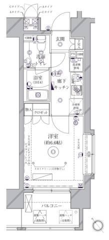 クレイシア新大塚間取り図