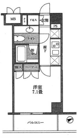 パークプリエ神楽坂間取り図