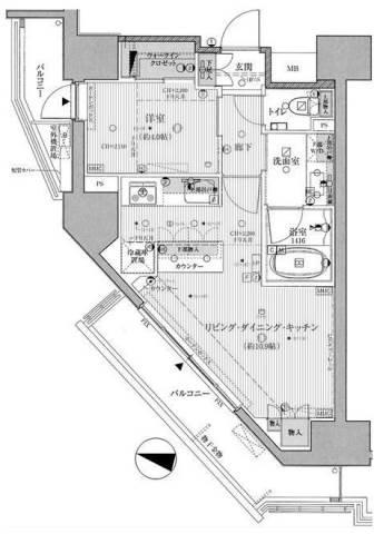 クレヴィア本郷間取り図
