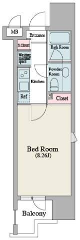 パトリア九段下間取り図