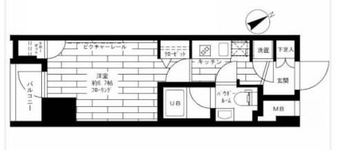 ステージファースト本駒込II間取り図