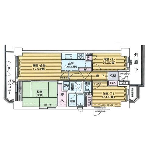 ランテルナ小石川間取り図