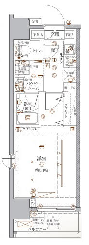 クレイシア上野松が谷間取り図
