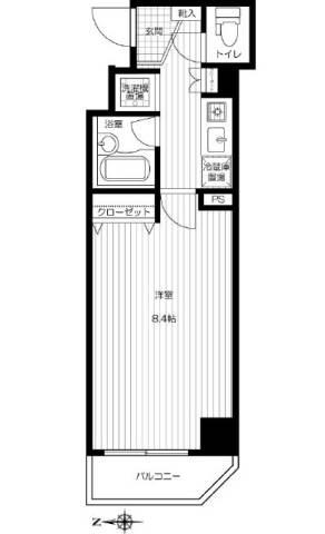 スペーシア飯田橋II間取り図