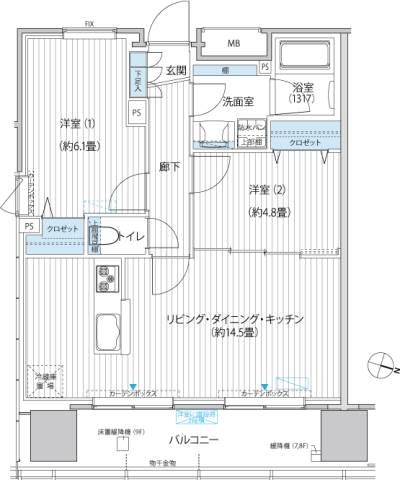 桜ヒルズ九段北間取り図