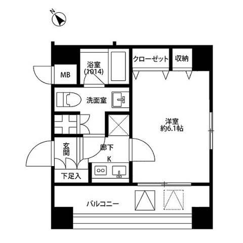 プレール・ドゥーク文京茗荷谷間取り図