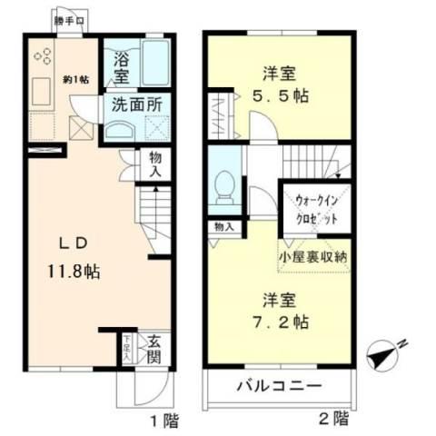 パークサイドプレイス間取り図