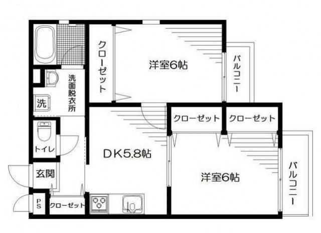 サンピア白山間取り図