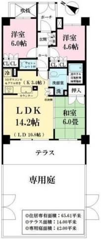 グランフラッツ文京千石間取り図