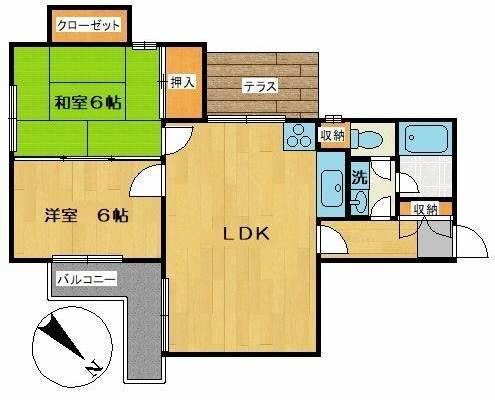 ハウス小川間取り図