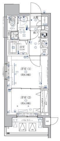 クレイシア菊川間取り図
