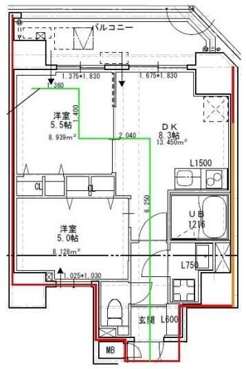 S-RESIDENCE文京小石川 901号室 間取り図