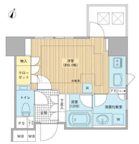 パークハウス本郷三丁目アーバンス間取り図