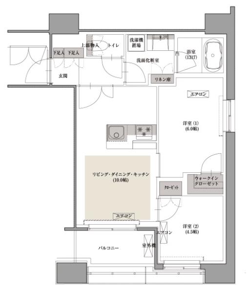 フォレストビュー護国寺間取り図