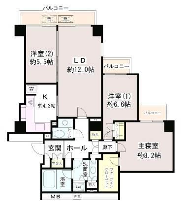 小石川パークタワー間取り図