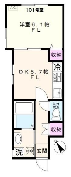 チャルテ湯島間取り図