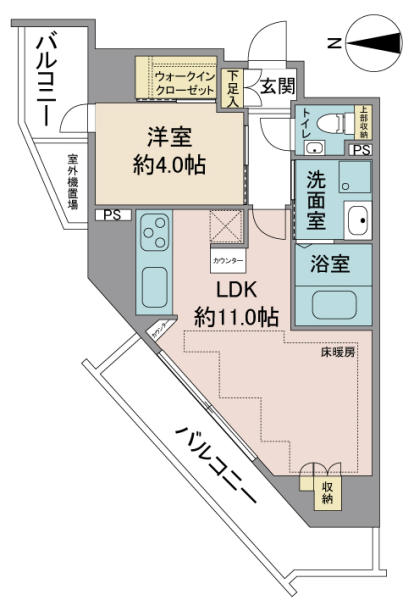 クレヴィア本郷間取り図