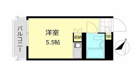 ペガサスマンション白山間取り図
