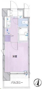 菱和パレス護国寺 404号室 間取り図