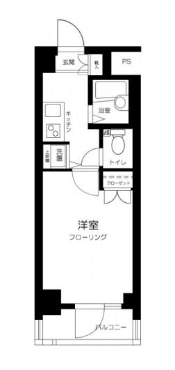 スカイコート文京白山第3間取り図