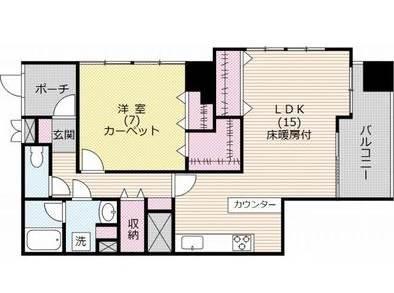 エニス小石川ウエスト間取り図