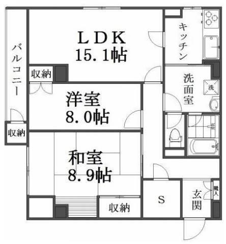 東急アルス本郷間取り図