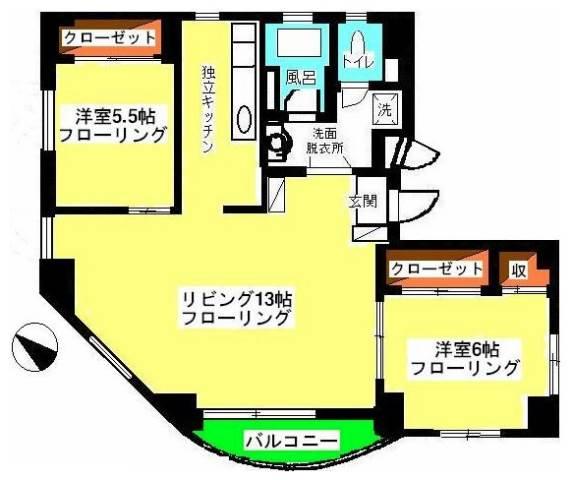 カーサ・ベラソーレ間取り図