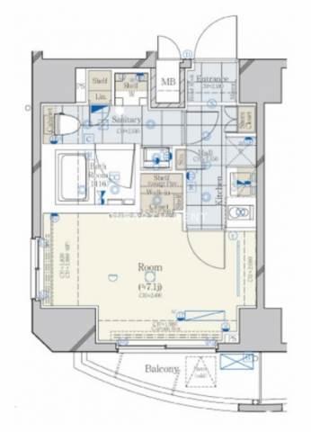 コンシェリア文京小石川間取り図