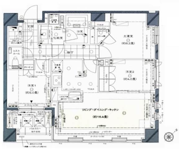 ディアナコート千石丸山町間取り図